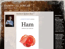 Tablet Screenshot of damonleefowler.com